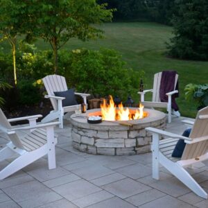 Alternative view of LuxCraft Poly Lumber Lakeside Adirondack Chair