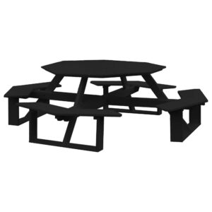 Alternative view of Keystone Amish Co. Octagon Poly Walk-In Picnic Table
