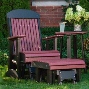 LuxCraft Classic Highback Poly Composite Glider Chair Sale price